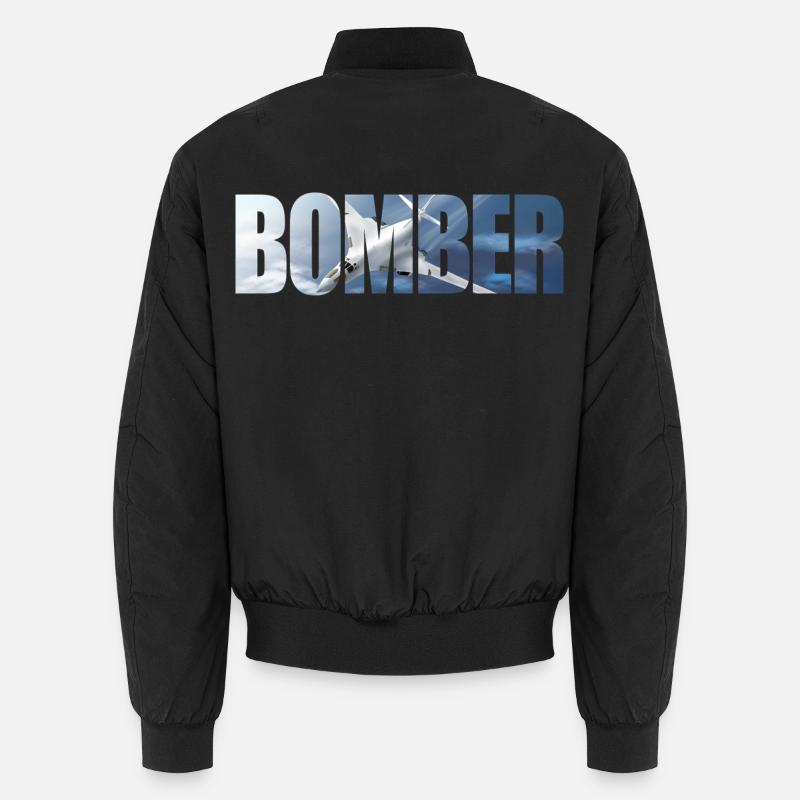 Bomber Tu-160 - Unisex Bomber Jacket - black
