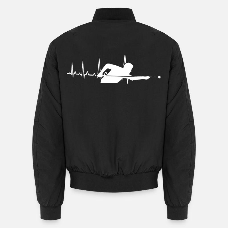 Heartbeat Billard Bomber unisexe