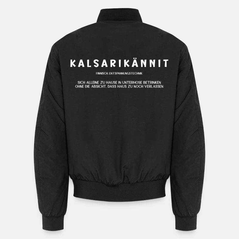 kalsarikännit w Unisex Bomberjacke