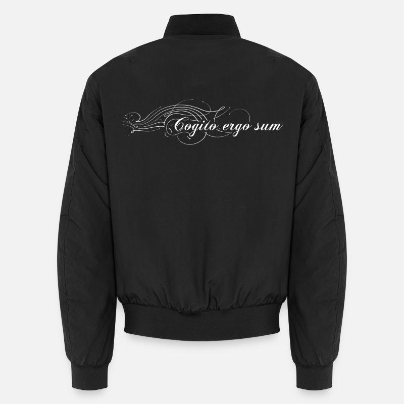 Cogito ergo sum - Ich denke also bin ich Unisex Bomberjacke