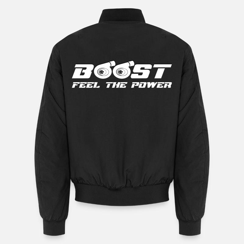 Boost Turbo - Unisex Bomberjacke - Schwarz