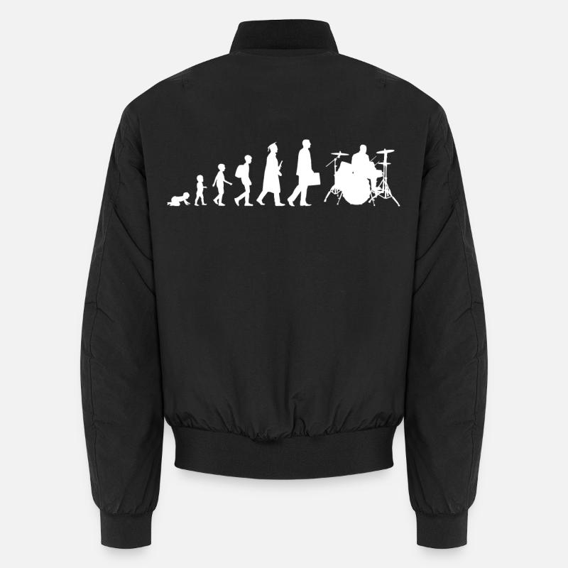 Drummer Evolution Unisex Bomber Jacket