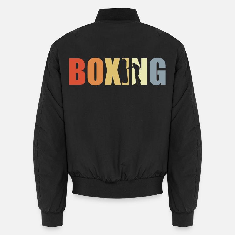 Boxe Vintage Look Bomber unisexe