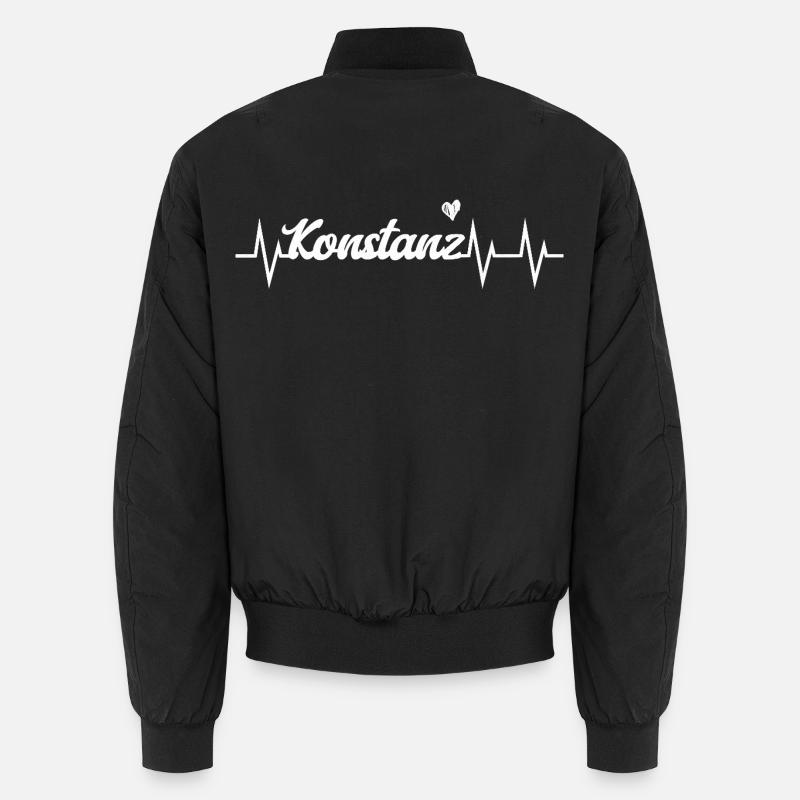 Heartbeat Konstanz - Bomber unisexe - noir