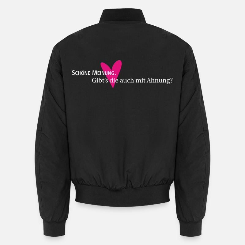 Opinion et intuition Bomber unisexe