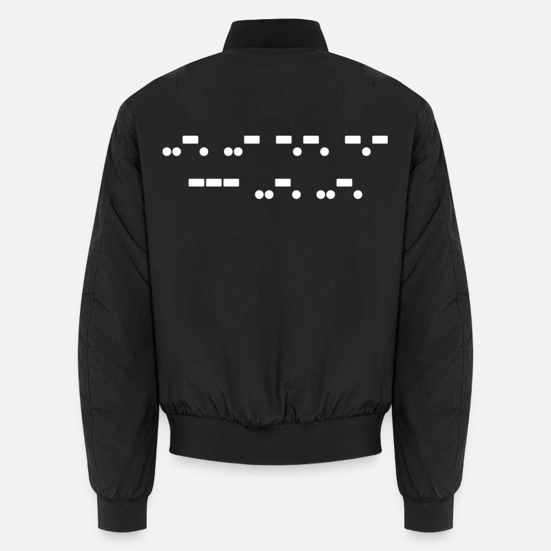 F*** Off en code Morse Bomber unisexe