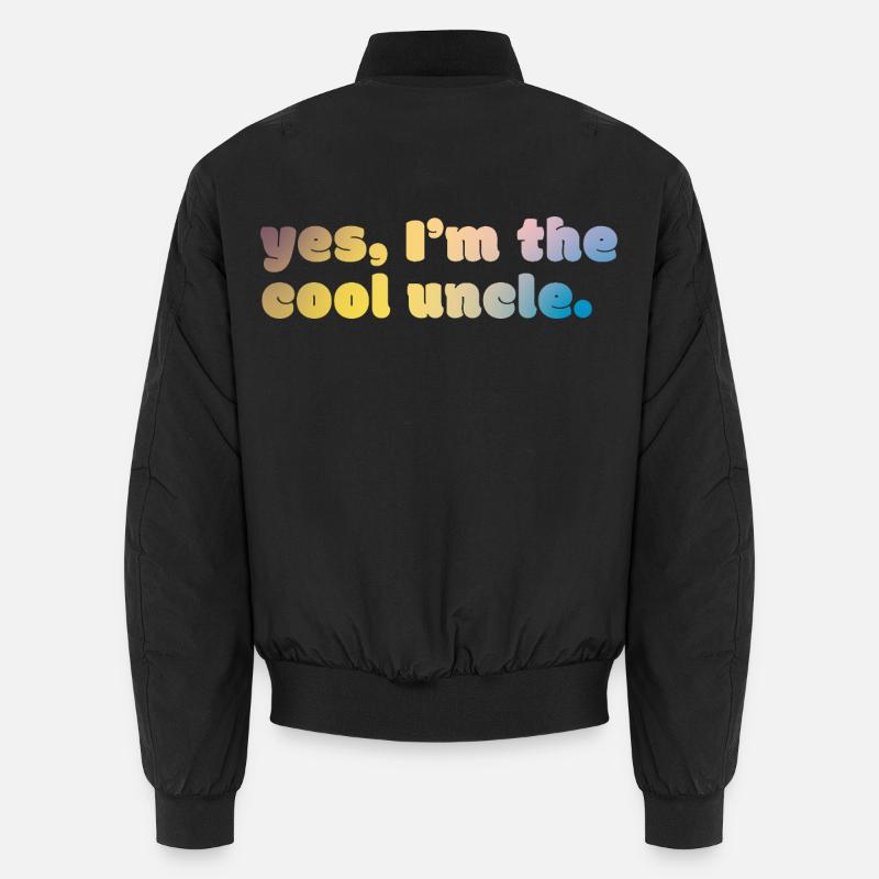 Cool Uncle Statement Unisex Bomberjacke