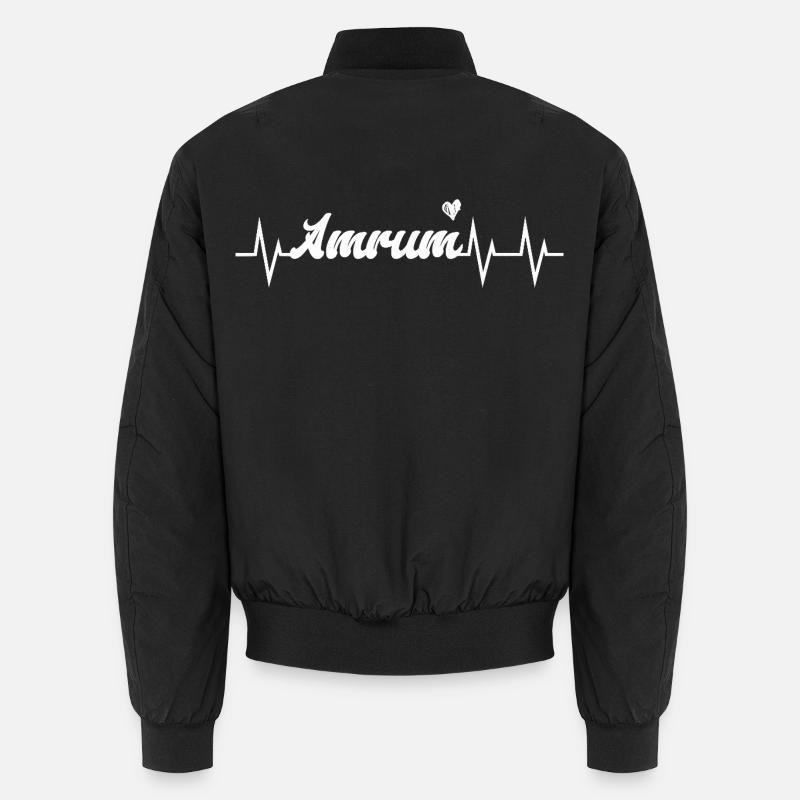 Heartbeat Amrum Unisex Bomber Jacket