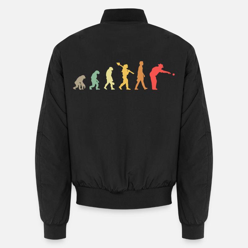 Evolution Boule - Unisex Bomberjacke - Schwarz