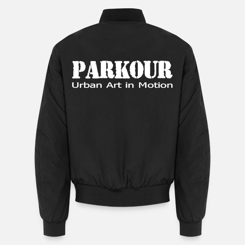 Parkour - Bomber unisexe - noir