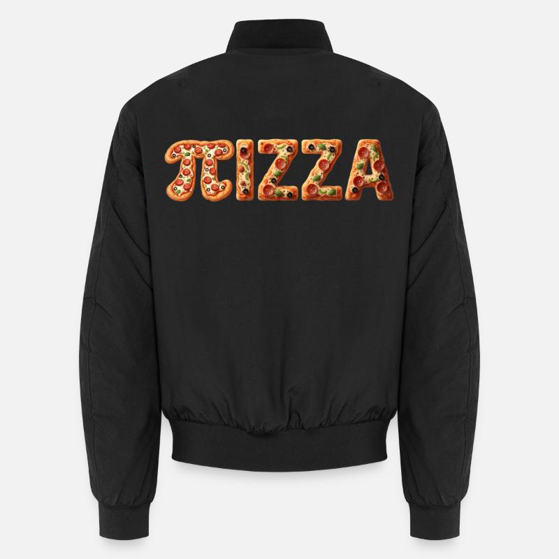PIZZA Bunte Teigbuchstaben Unisex Bomberjacke
