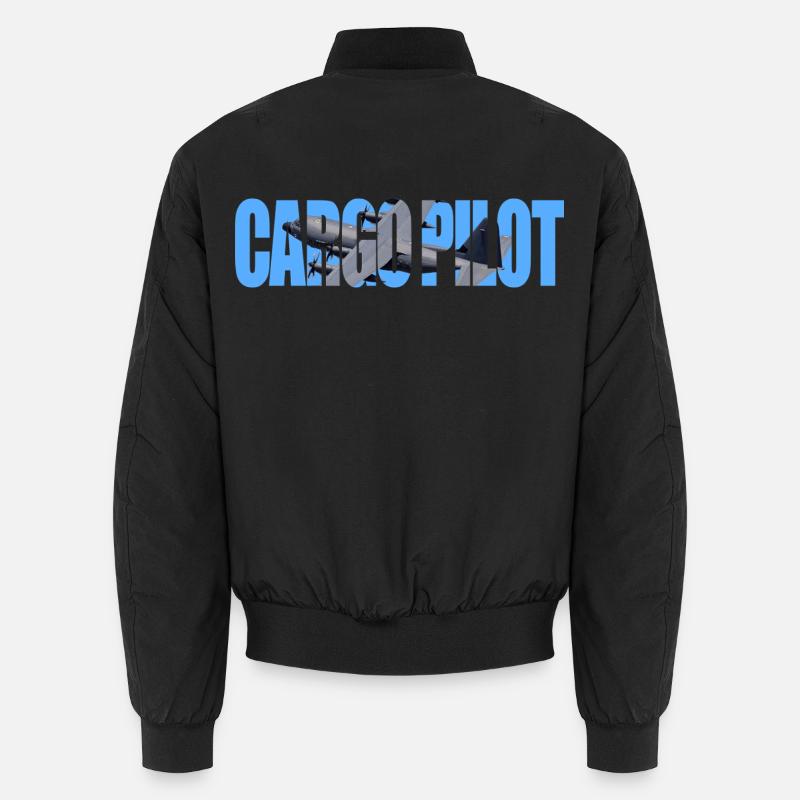 Cargo Pilot C-130 - Unisex Bomberjacke - Schwarz