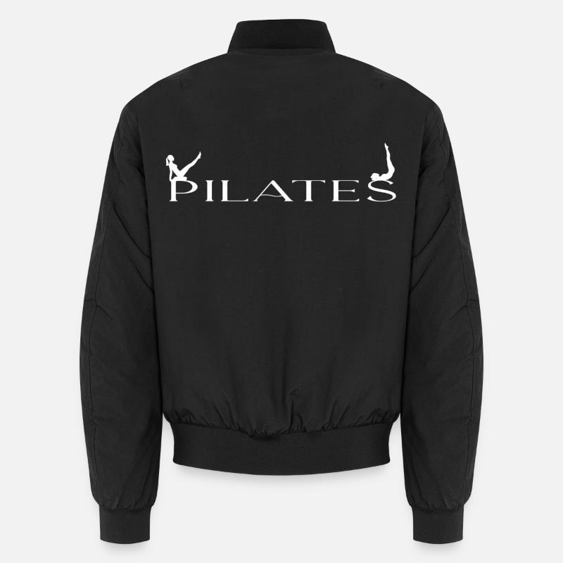 Pilates - Unisex Bomberjacke - Schwarz