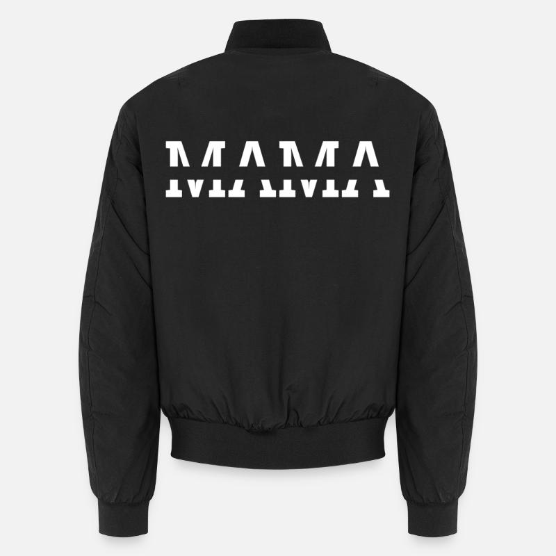 MAMA - Unisex Bomber Jacket - black