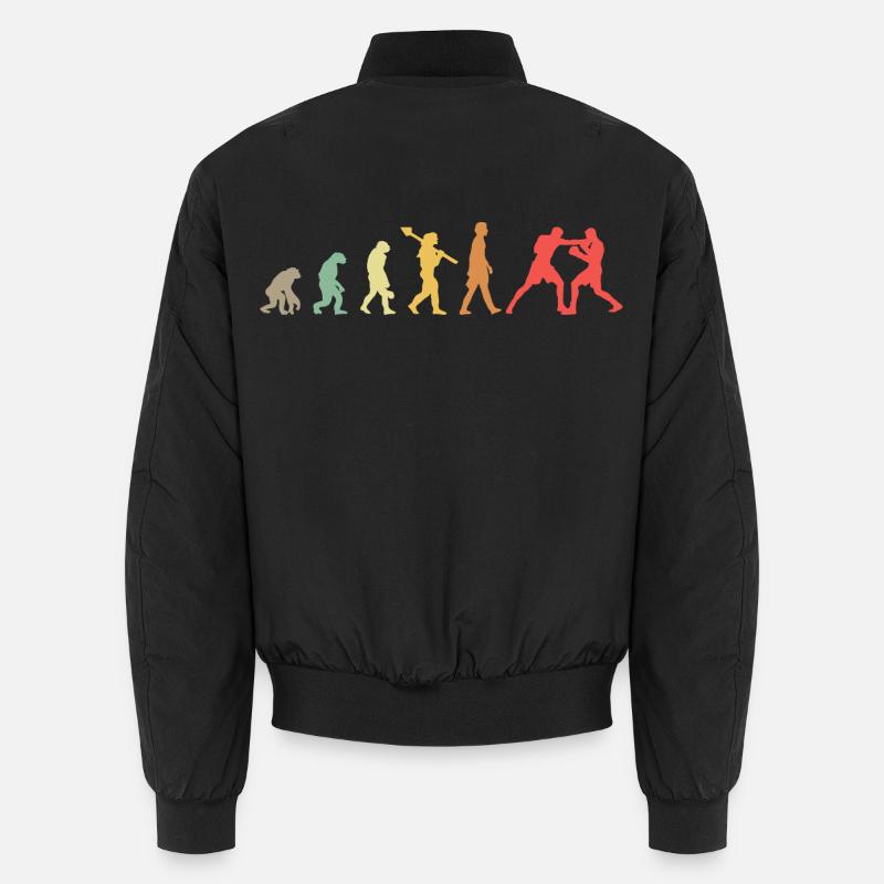 Boxing Evolution Boxing Development Rétro - Bomber unisexe - noir