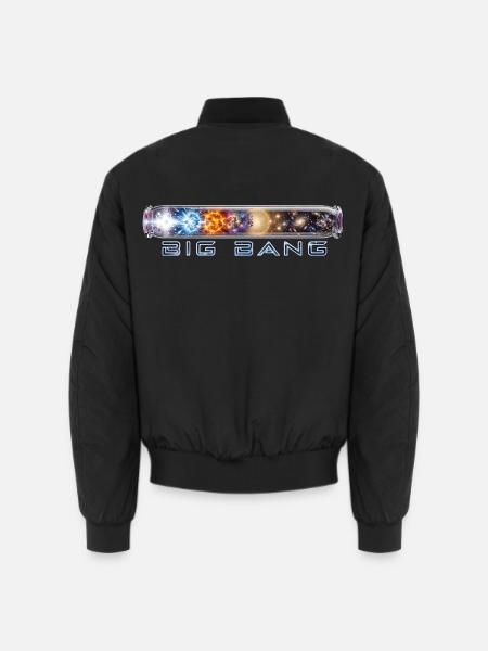 BIG BANG - URKNALL - Das Universum im Reagenzglas - Unisex Bomberjacke - Schwarz