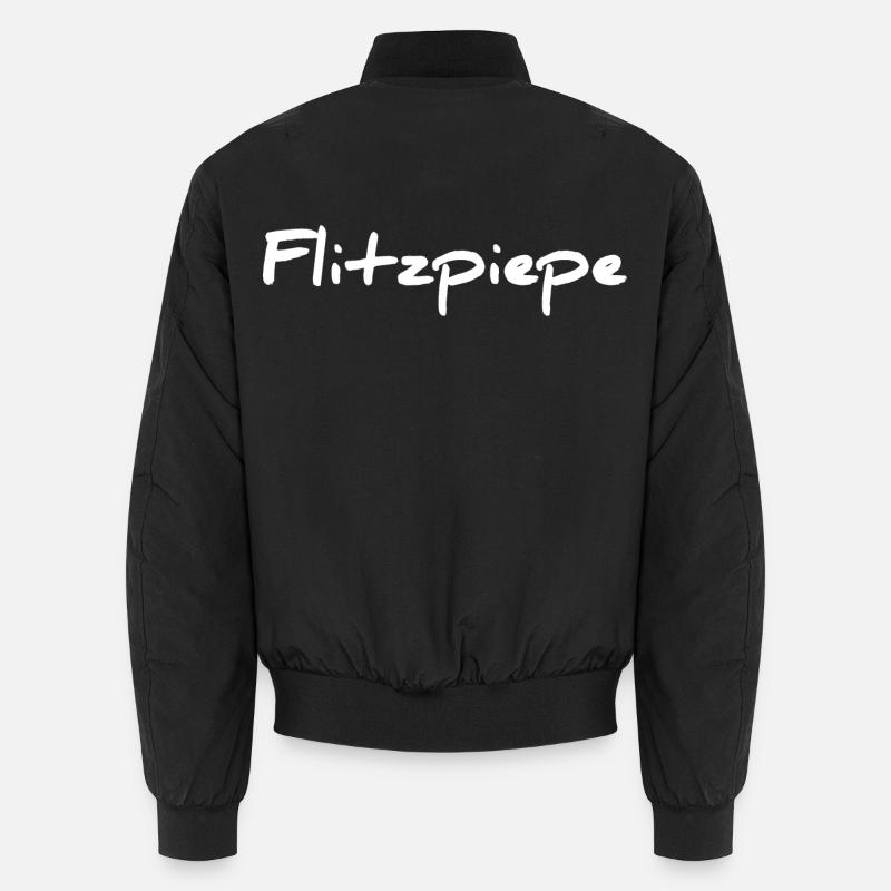 Flitzpiepe - Unisex Bomberjacke - Schwarz
