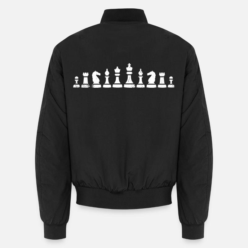 Chess pieces Unisex Bomber Jacket