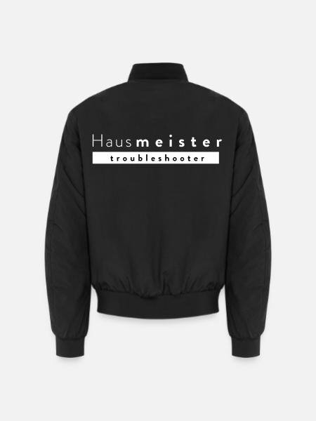 Hausmeister – Troubleshooter - Unisex Bomberjacke - Schwarz