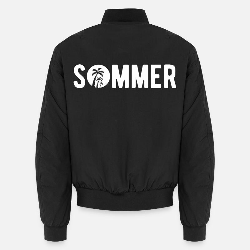 Endlich Sommer - Unisex Bomberjacke - Schwarz