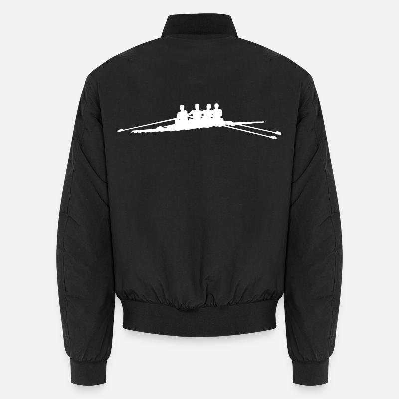 Aviron - Rameurs - Bomber unisexe - noir