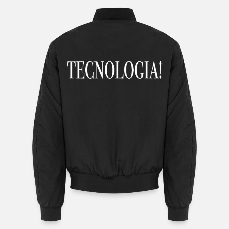 Tecnologia - Unisex Bomber Jacket - black