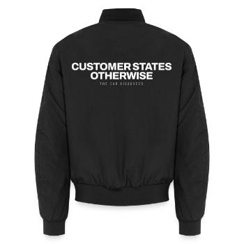 Mechaniker Schrauber Autowerkstatt Lustig Motor We - Unisex Bomberjacke - Schwarz - Hinten - AI Model Male 185 light (185cm)