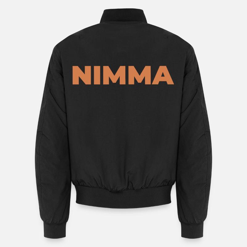 NIMMA - Unisex Bomberjacke - Schwarz