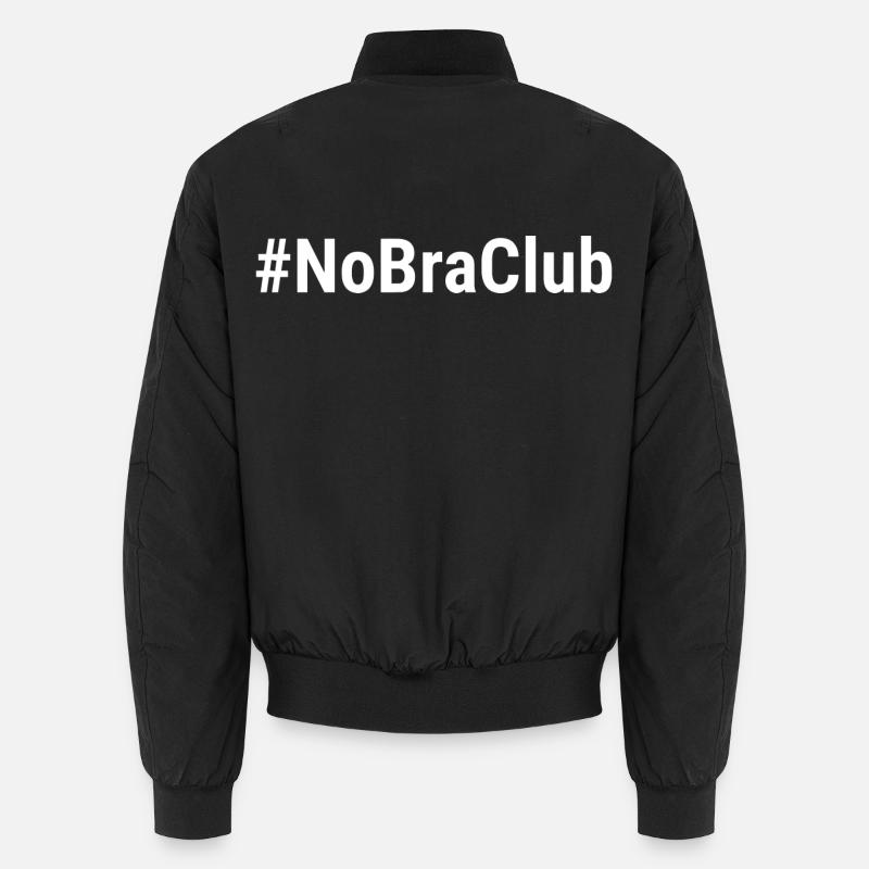 NoBraClub Blanc Bomber unisexe