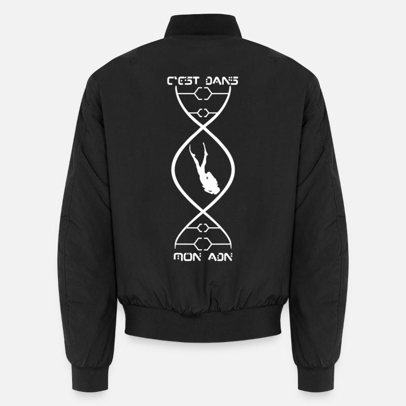 C'est dans mon ADN - Bomber unisexe - noir