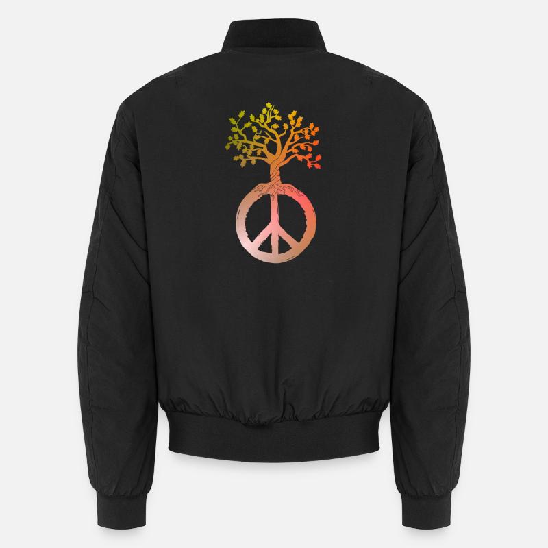 Friedensbaum Peace Unisex Bomberjacke