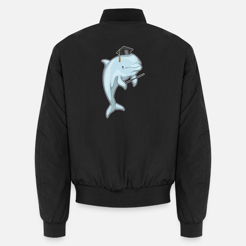 Cylindre du professeur Delfin - Bomber unisexe - noir