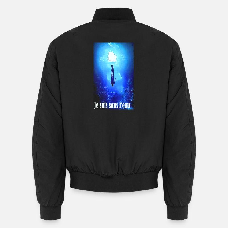I'm underwater - Unisex Bomber Jacket - black