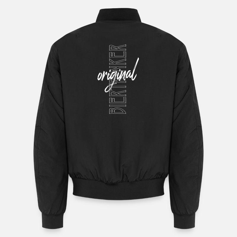 original Biertrinker Volksfest München Bierspruch Unisex Bomberjacke