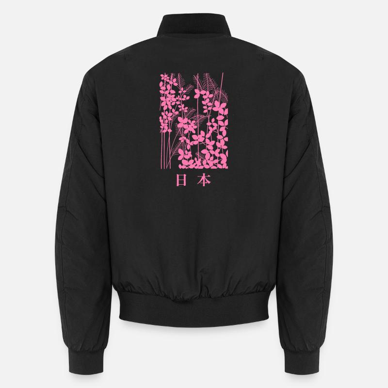 Japan (dark) - Unisex Bomber Jacket - black