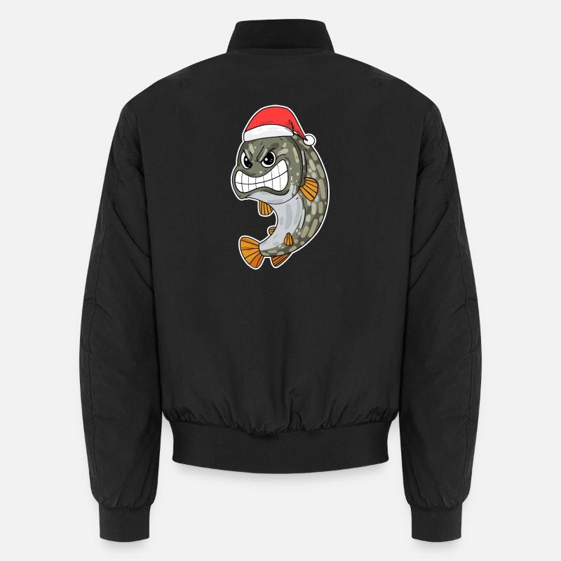 Brochet Poisson de Noël Bomber unisexe