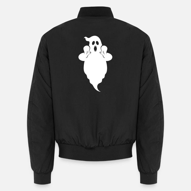 Geist Boo - Unisex Bomberjacke - Schwarz