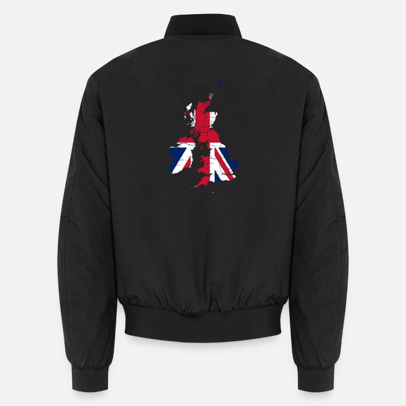 Royaume-Uni Drapeau Paysage Angleterre Bomber unisexe