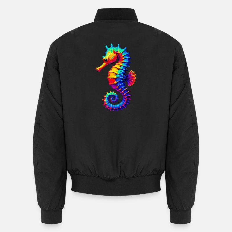 Seepferdchen Unisex Bomberjacke