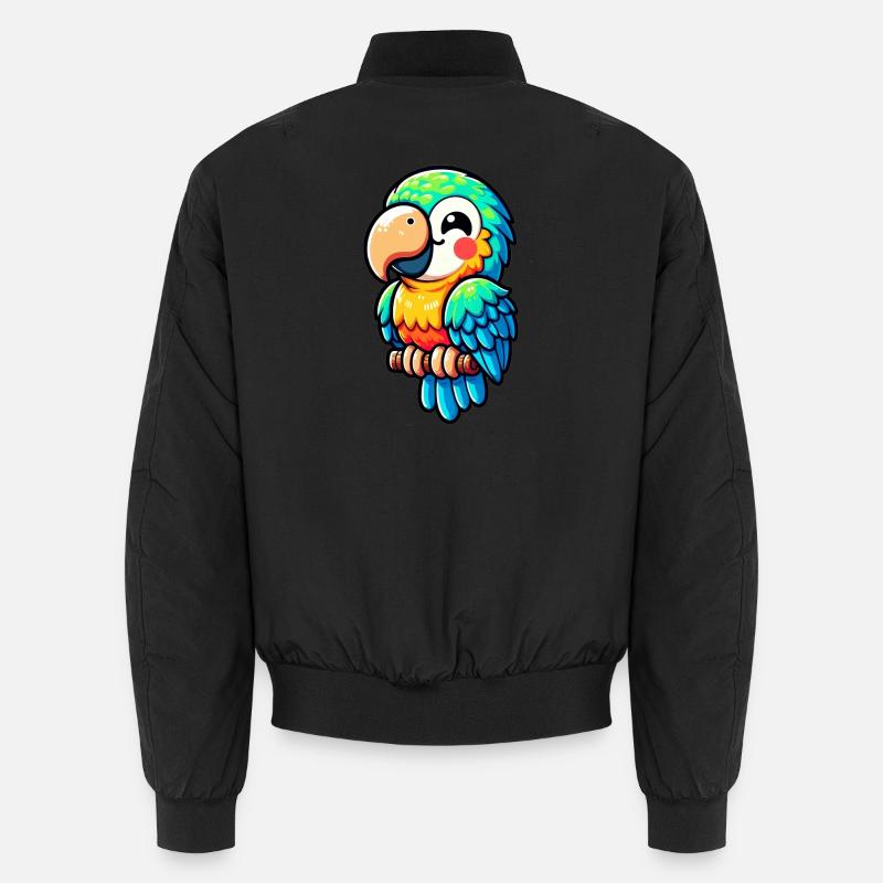 Parrot - Unisex Bomber Jacket - black