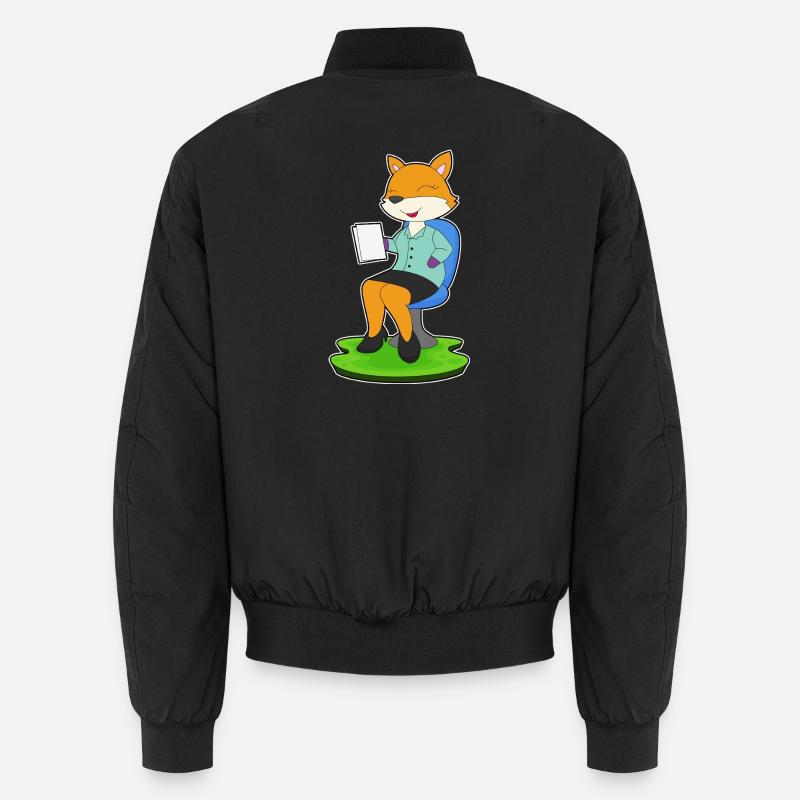 Note du secrétaire Fox - Bomber unisexe - noir