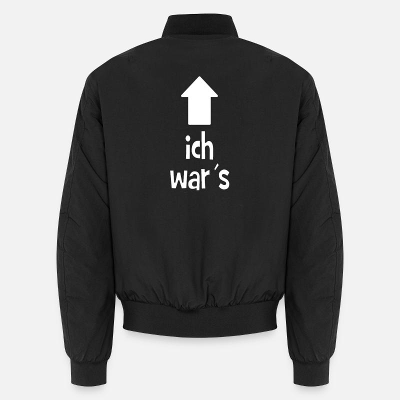 Ich war´s - Ich bin schuld - schuldig Unisex Bomberjacke