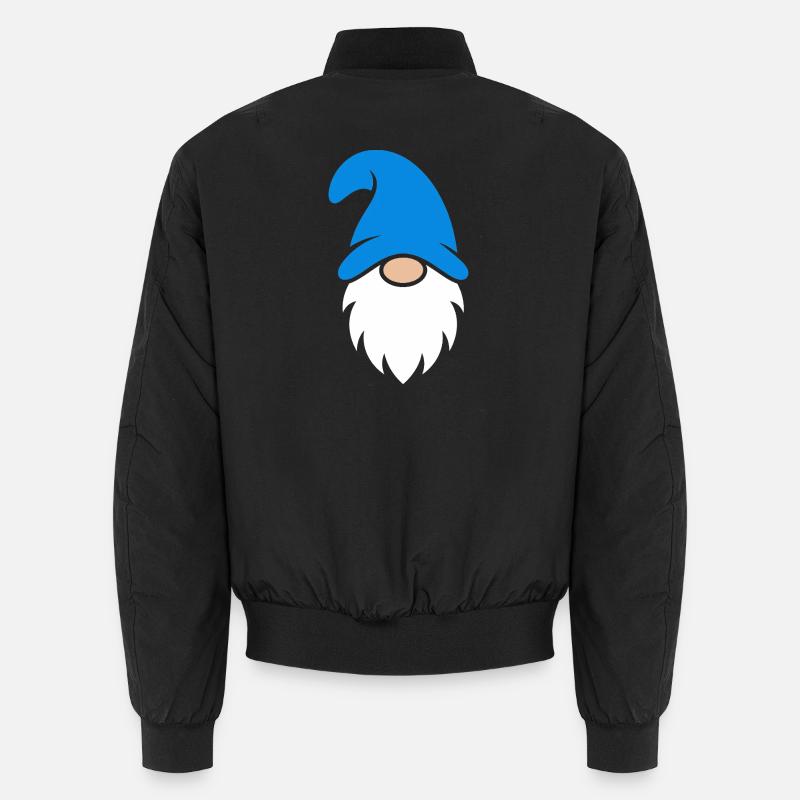 Icône barbue de gnome azur Bomber unisexe
