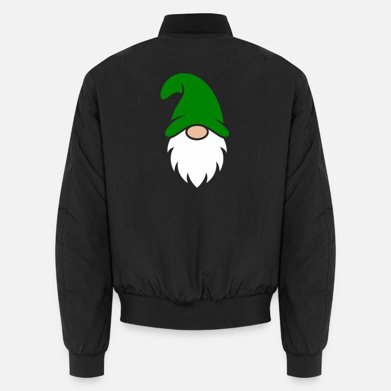 Smaragd-Zwerg Garten-Charme Unisex Bomberjacke