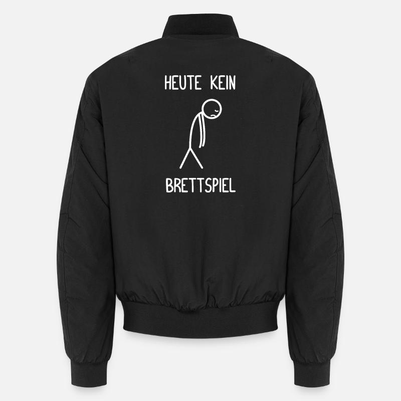 No board game today - Unisex Bomber Jacket - black