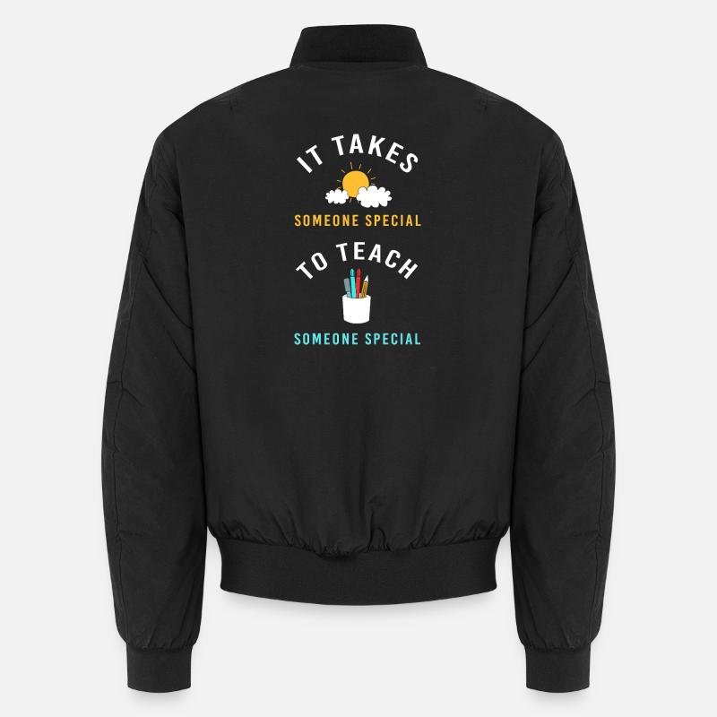 Sonderschule Lehrer Förderschule Pädagoge - Unisex Bomberjacke - Schwarz