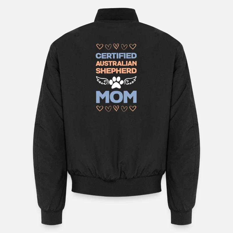 Zertifizierte Australian Shepherd Mama Unisex Bomberjacke