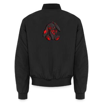 Ursa (Bella Donna‘s wicked world) - Unisex Bomberjacke - Schwarz - Hinten - AI Model Male 185 light (185cm)