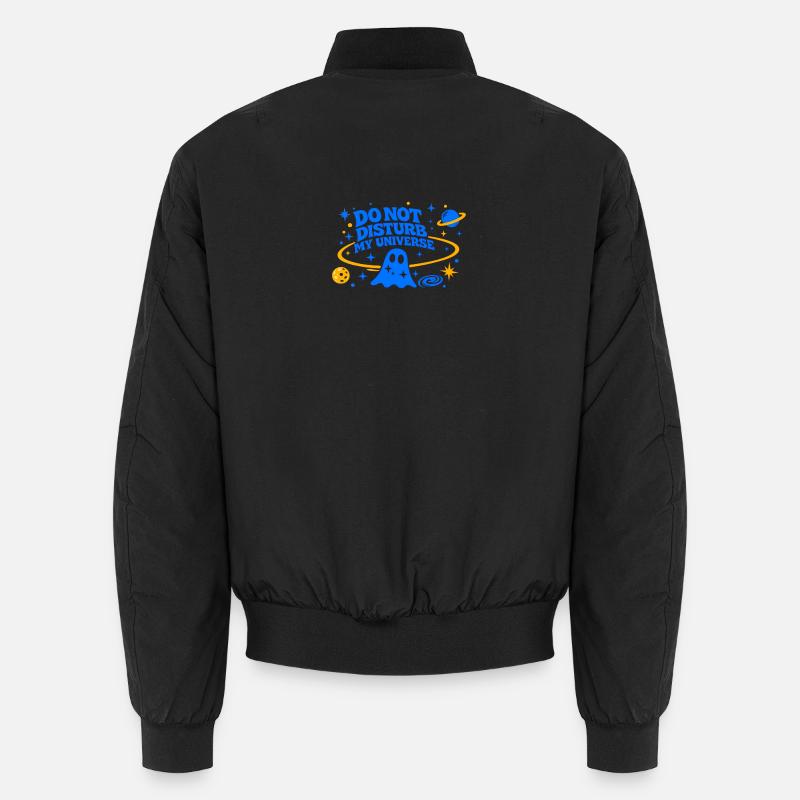 NE DÉRANGE PAS MON UNIVERS - Bomber unisexe - noir