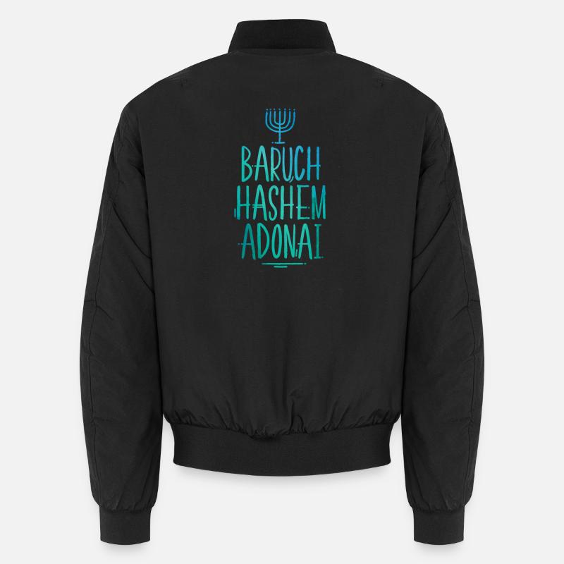Baruch Hashem Adonai Unisex Bomberjacke